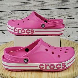 COPY - New Crocs Bayaband pink Clogs with tags. Size m9/w